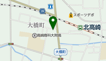 高崎カイロプラクティックケアの地図画像