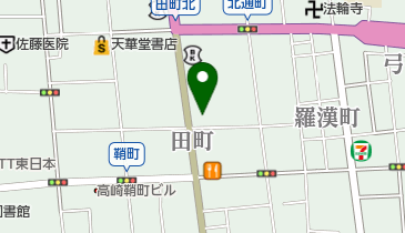 高崎漢方薬局の地図画像