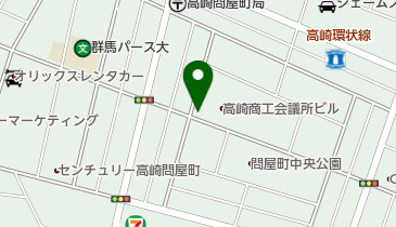 群馬県信用保証協会高崎支店の地図画像