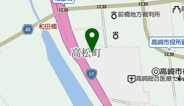 全医労高崎支部の地図画像