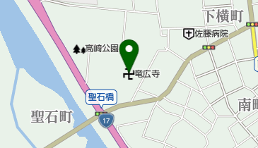 竜広寺の地図画像