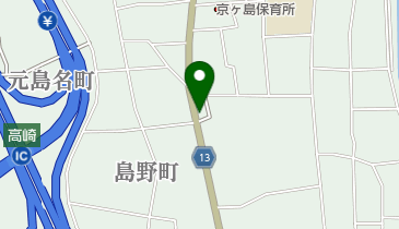 永井寝具高崎店の地図画像