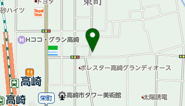 読売新聞 東部販売所の地図画像