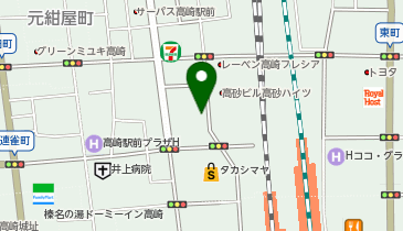 スリムビューティハウス高崎店の地図画像