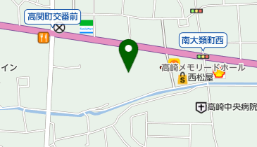 高崎倉庫株式会社 高関営業所の地図画像