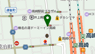 GINYA高崎店の地図画像