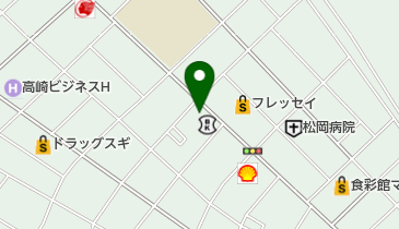 高崎動物病院の地図画像