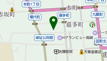 中島動物病院の地図画像
