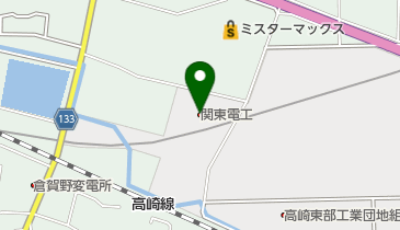 関東電工株式会社の地図画像