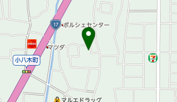 美容室ピアニシモの地図画像