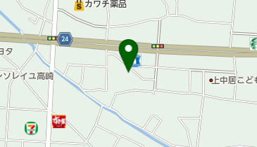 金子内科医院の地図画像
