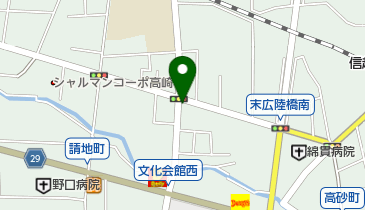 メガネサロンウラサワの地図画像