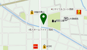 メガネのイタガキ 高崎本店の地図画像