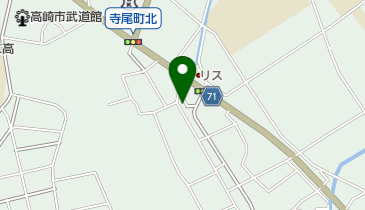 うえはら理容店の地図画像