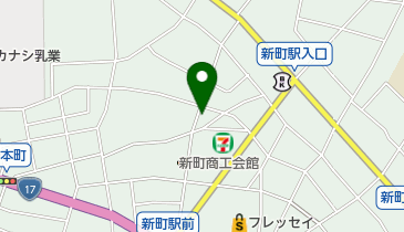 えのもと理容店の地図画像