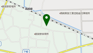 上木理容室の地図画像