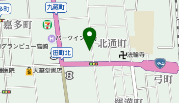 とこやサロンたぐちの地図画像