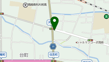 ヘアーサロンツバサの地図画像