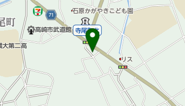 町田理容店の地図画像