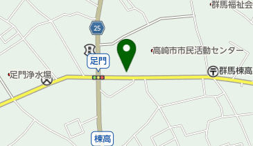 高崎市消防団 群馬方面隊 第2分団の地図画像
