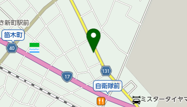 高崎市消防団 新町方面隊 第2分団の地図画像