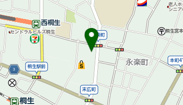 桐生織物会館(一般財団法人)の地図画像