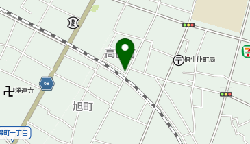 救世軍桐生小隊の地図画像