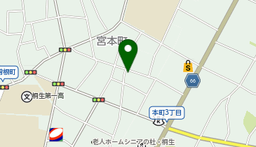 ワインフードハセガワの地図画像