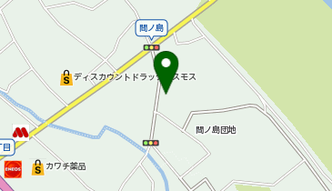 間ノ島自動車の地図画像