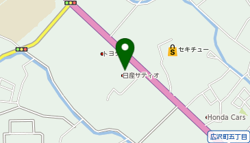 株式会社日産サティオ群馬桐生店の地図画像