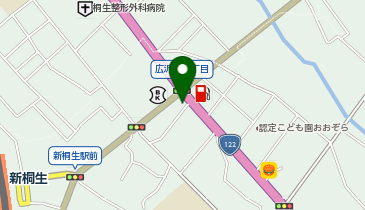 ギフトプラザ 桐生本店の地図画像