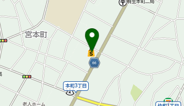 三越桐生の地図画像