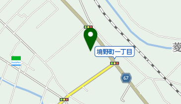 桐生市立 点字図書館の地図画像