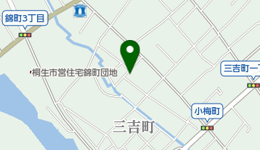 桐生中央動物病院の地図画像