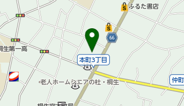 登利平 桐生店の地図画像