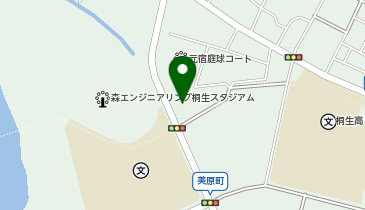 群馬県共済生活協同組合桐生支部の地図画像