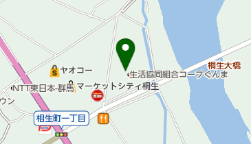 コープネット保険センターぐんま支店の地図画像