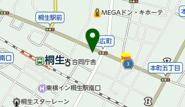 メガネのウブカタの地図画像