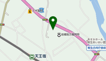 前橋地方検察庁 桐生支部の地図画像