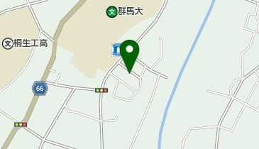 桐生市消防団 第10分団詰所の地図画像