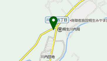 桐生市消防団 第16分団詰所の地図画像