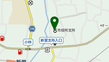 桐生市役所 新里支所の地図画像