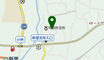 桐生市役所 保健福祉部 新里町保健文化センターの地図画像