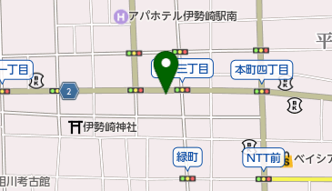 イソノ化粧品店の地図画像