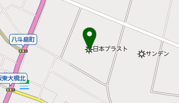 日本プラスト株式会社 伊勢崎工場の地図画像