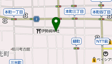 矢内写真館の地図画像