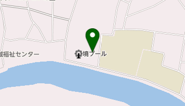 伊勢崎市 境プールの地図画像