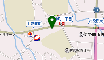 ピザーラ伊勢崎店の地図画像