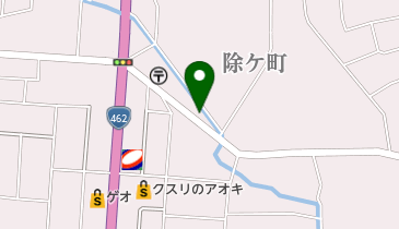 えくぼ美容室の地図画像
