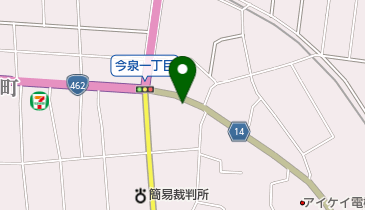 オアシス理容室の地図画像